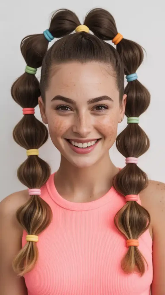 High Bubble Ponytail