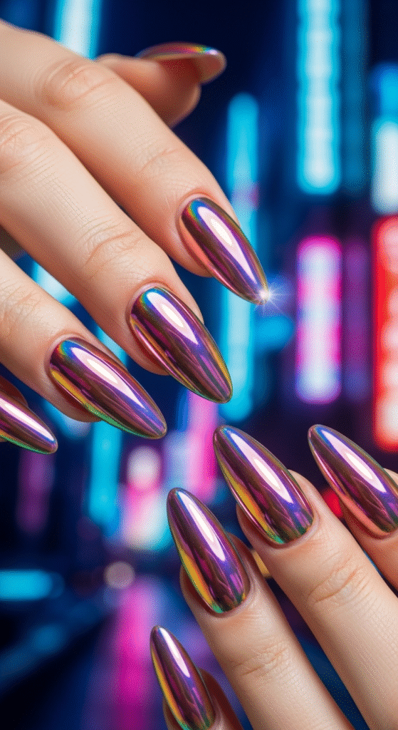 Holographic Pink Chrome