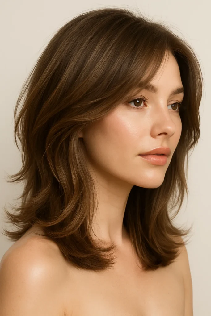 Layered Lob for Soft Movement - Hairstyles for Thin Hair
