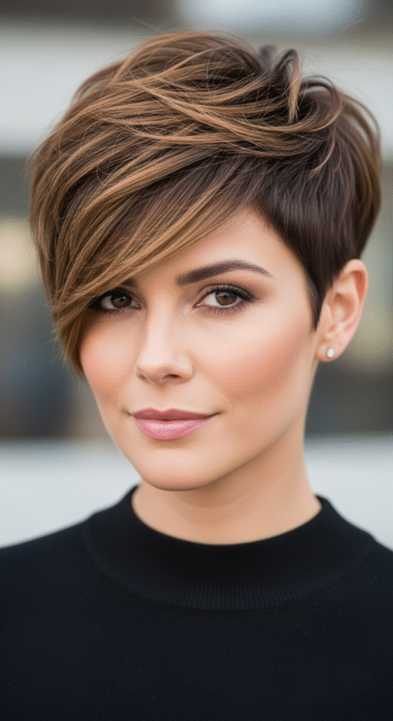 Layered Pixie Cut