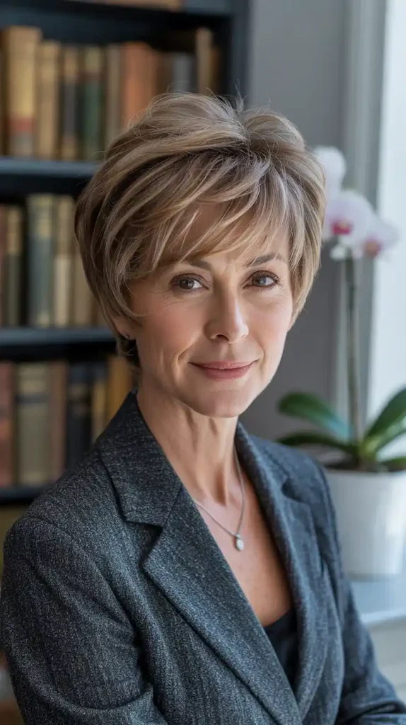 Layered Pixie Cut