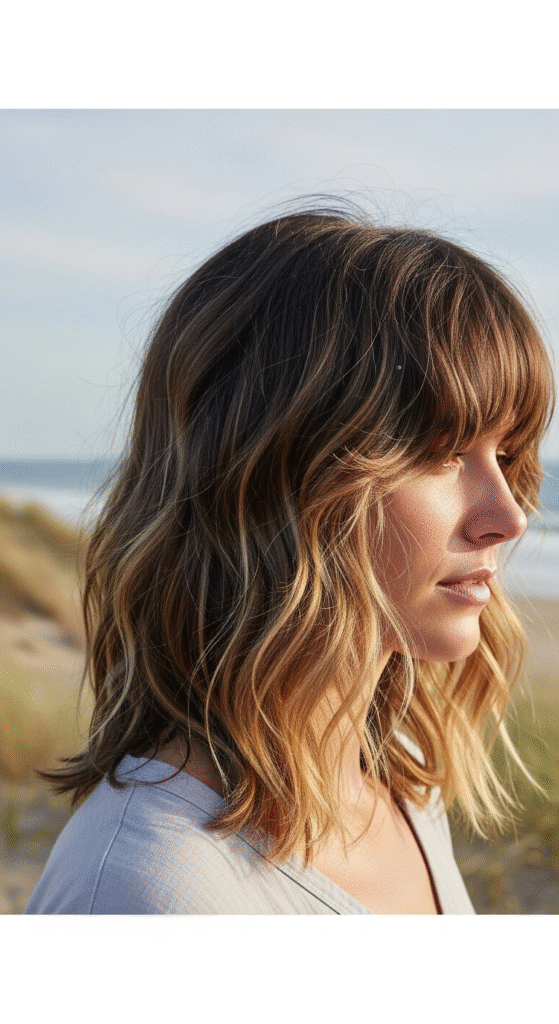Layered Shoulder-Length Cut