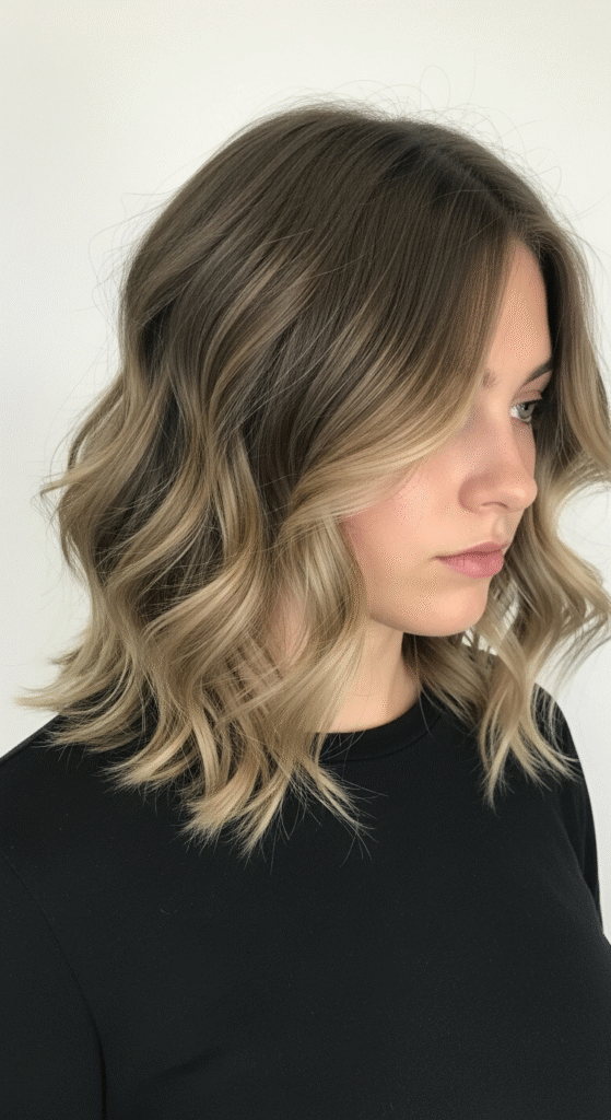 Layered Shoulder-Length Waves