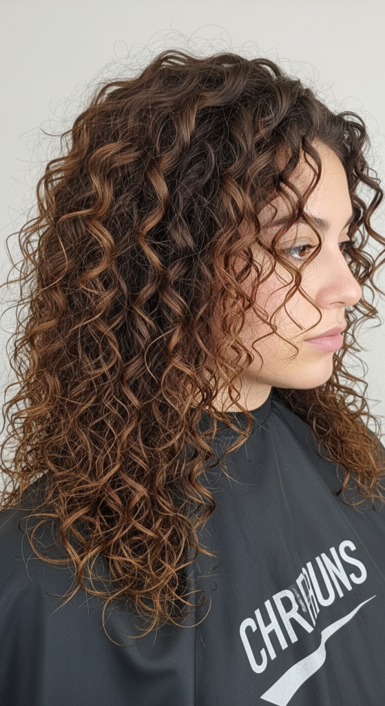 Long Curly Layers - Hairstyles for Thick Hair