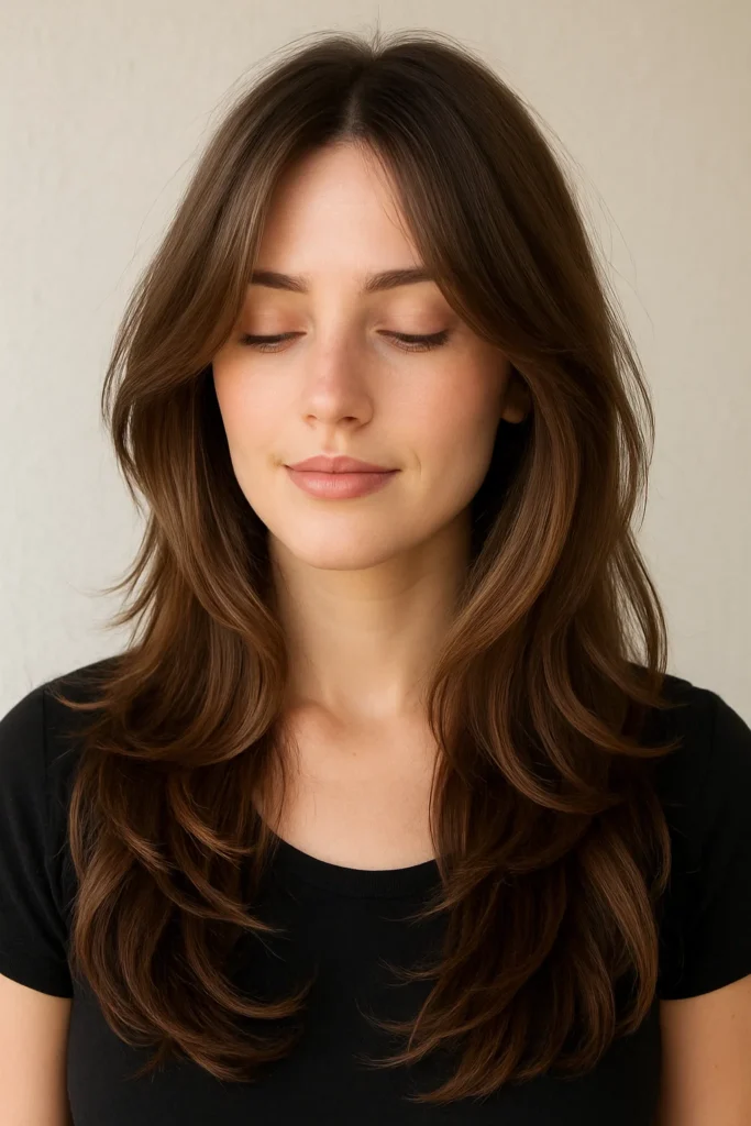 Long Layers with Face-Framing Pieces