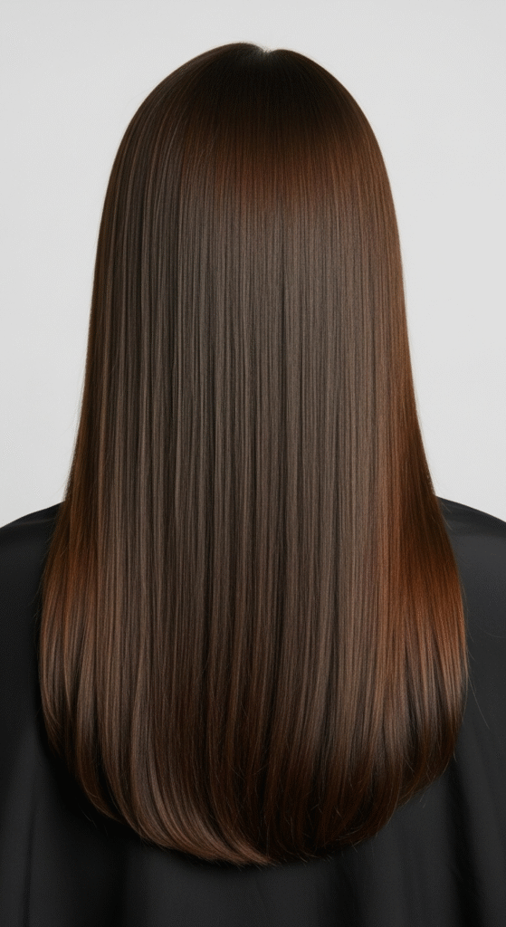 Long Straight Cut - Hairstyles for Thick Hair