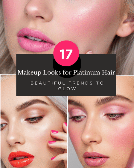 Makeup Looks for Platinum Hair: 17 Beautiful Trends to Glow