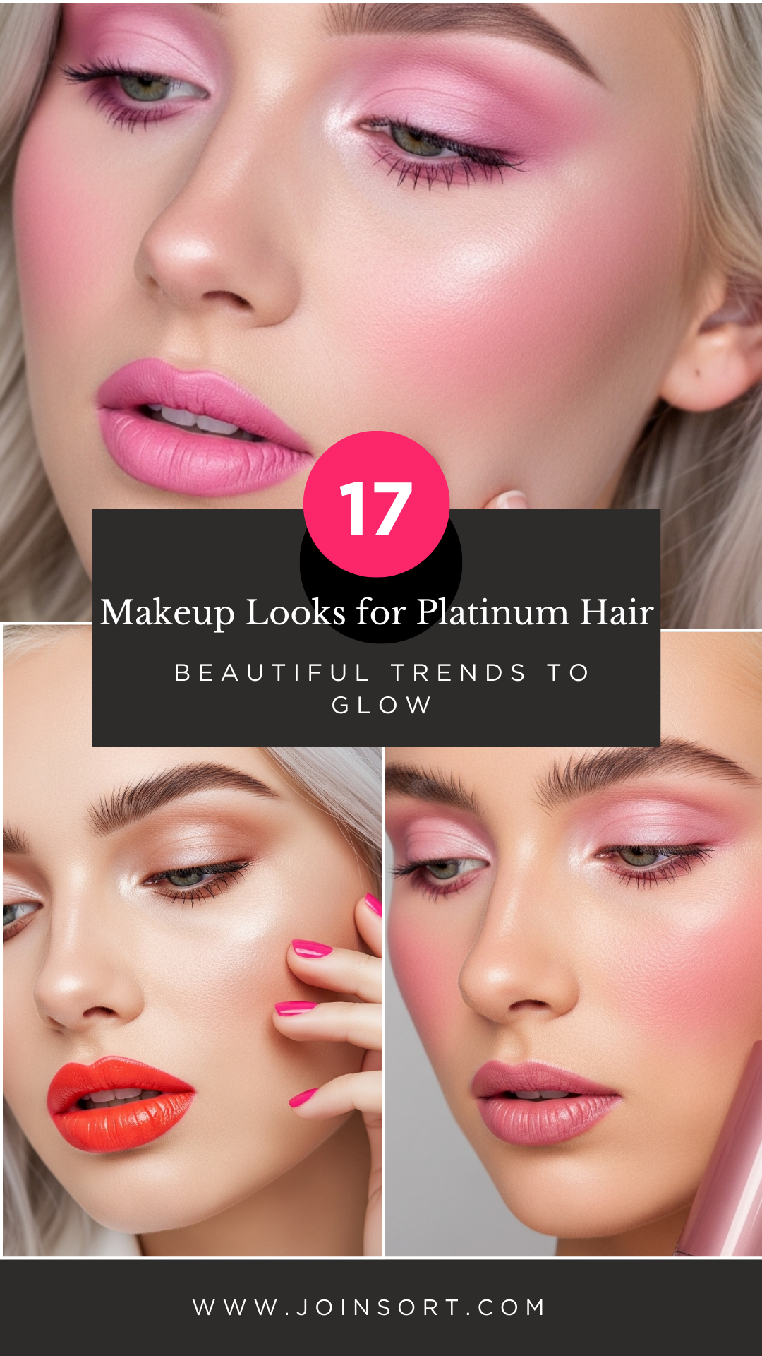 Makeup Looks for Platinum Hair: 17 Beautiful Trends to Glow