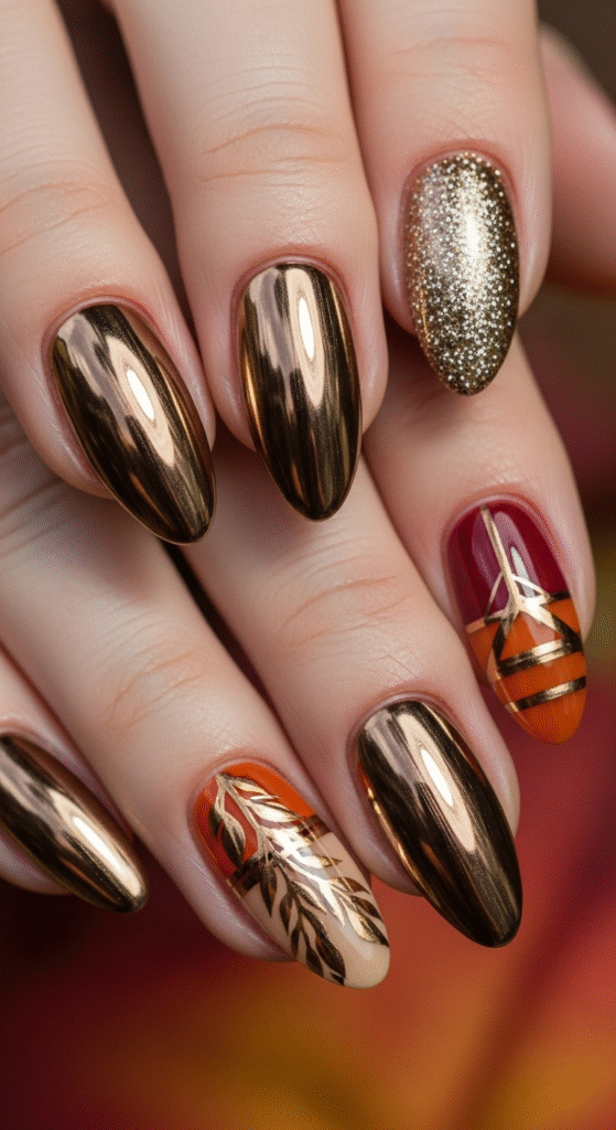 Metallic Bronze Accents