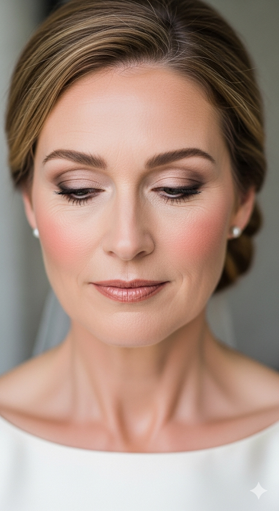 Modern Minimalist Bride - Bridal Makeup for Mature Skin