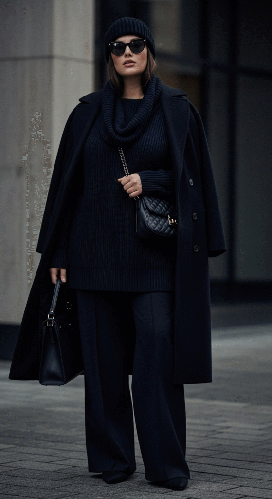 Monochrome Winter Outfits