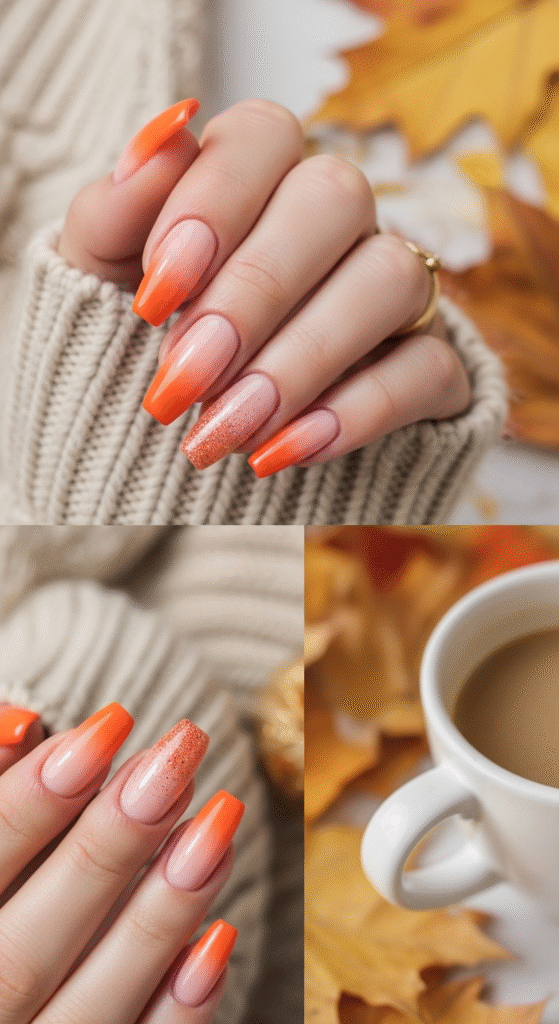 Ombre Orange Fade