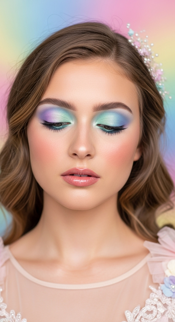 Pastel Dream Eyes - Makeup Looks for Prom Night