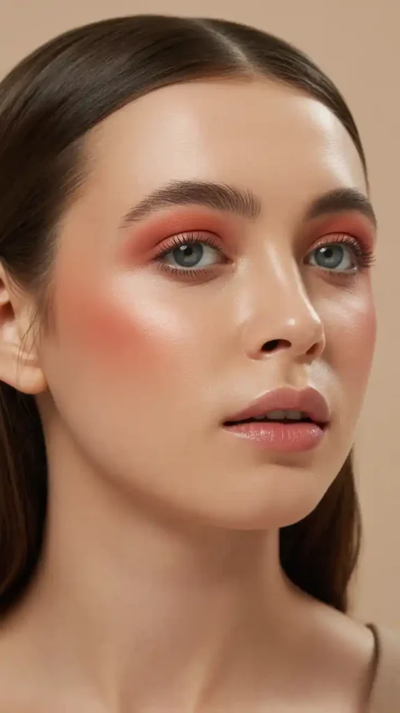 Peachy Blush Trend - Makeup Looks for Fair Skin