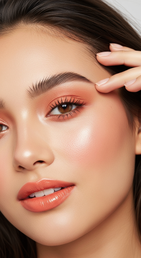 Peachy Glow Everyday Look