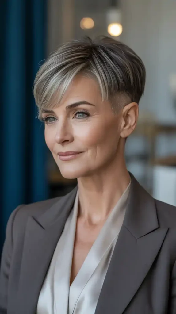 Pixie Cut with Low Fade