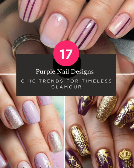 Purple Nail Designs 17 Chic Trends for Timeless Glamour
