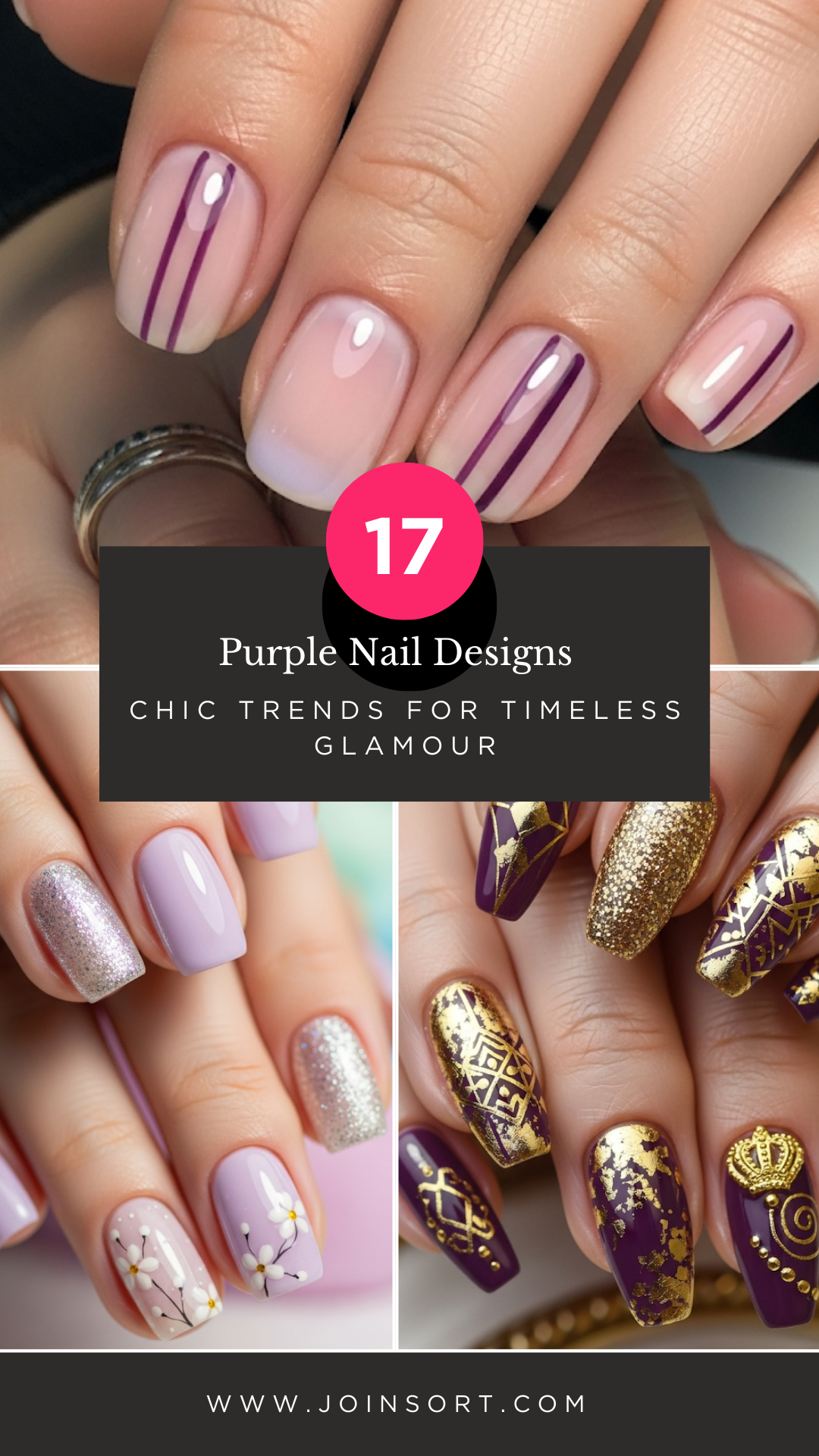 Purple Nail Designs 17 Chic Trends for Timeless Glamour
