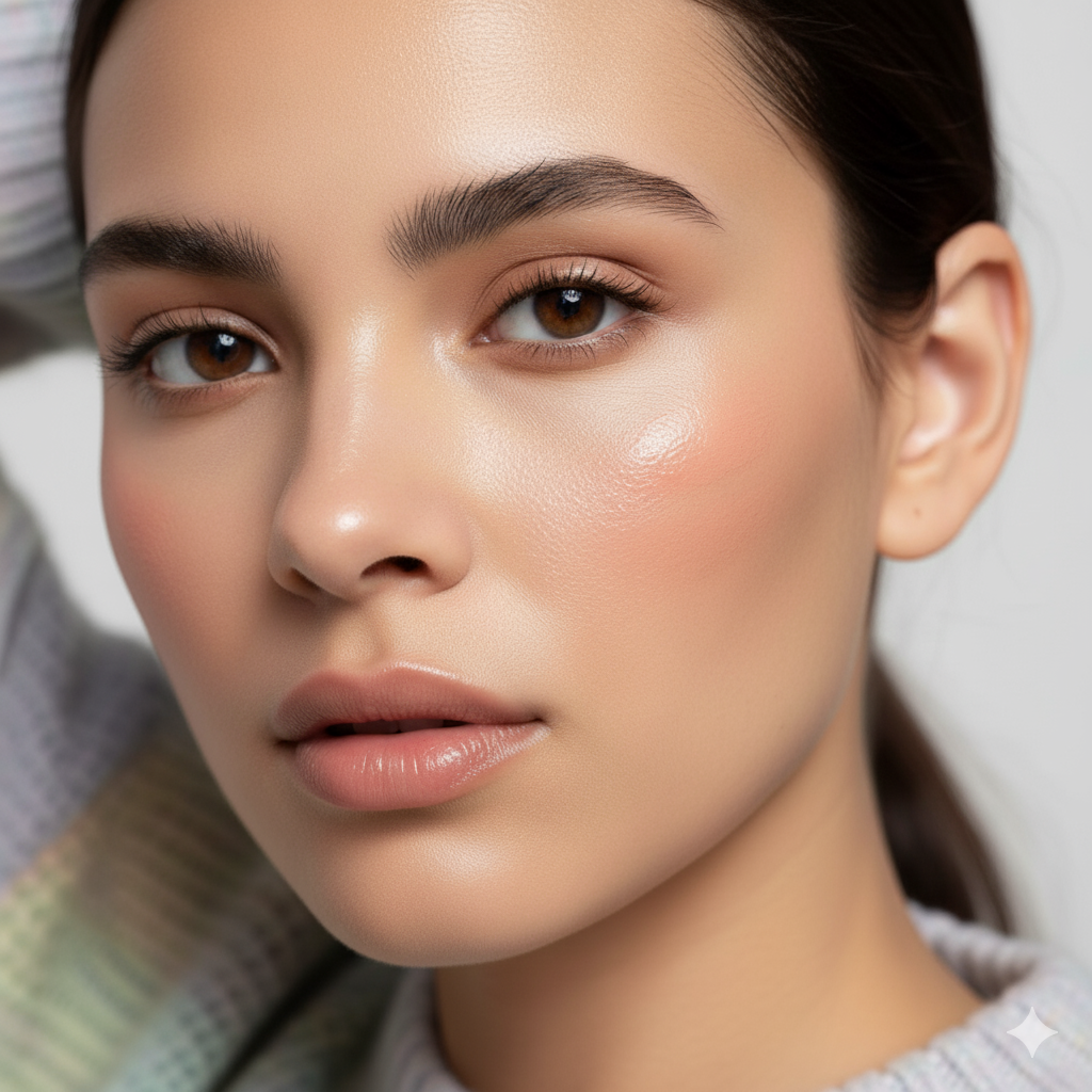 Radiant Cream Blush for Soft Warmth - Winter Makeup Looks for Dry Skin