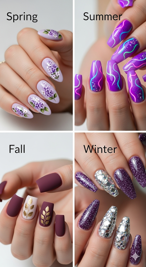 Seasonal Purple Hues