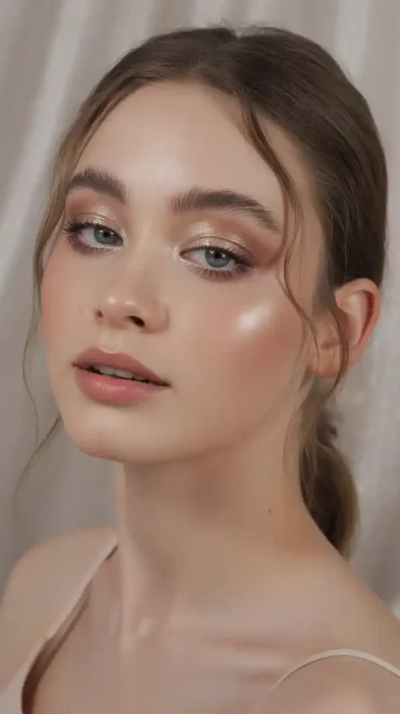 Shimmery Champagne Eyeshadow