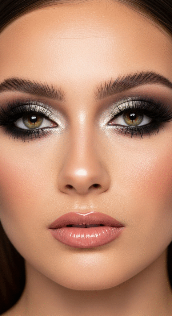 Shimmery Halo Eyes