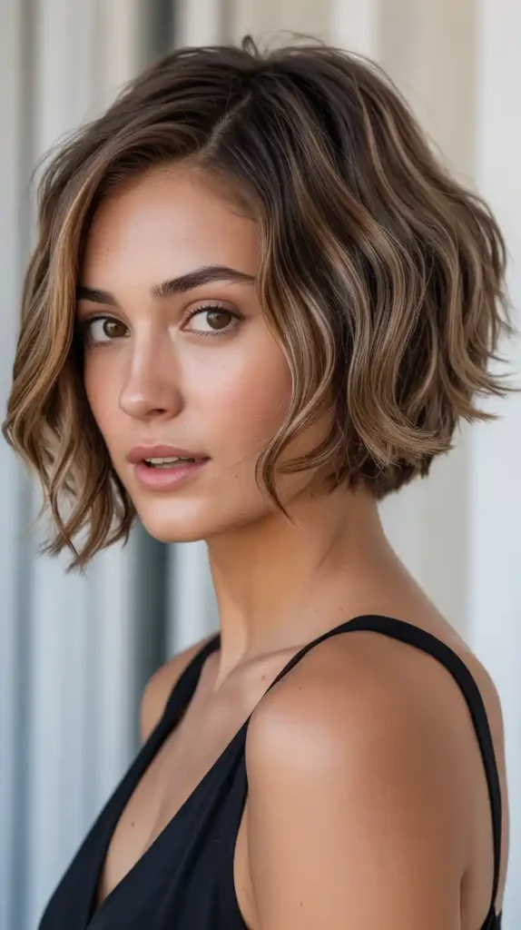 Short Bob with Textured Ends