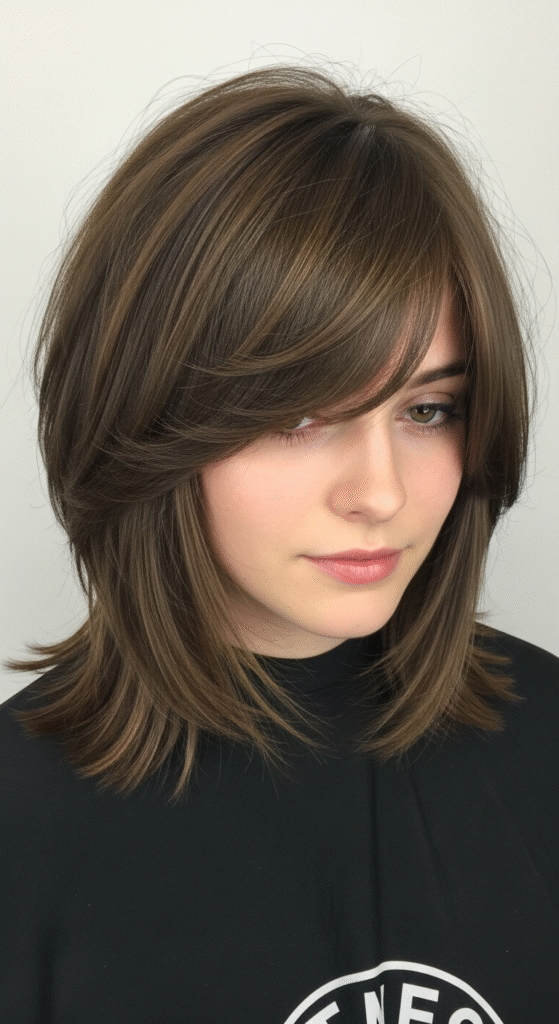 Side-Swept Bangs
