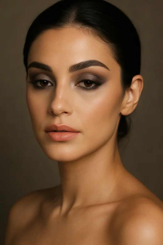 Soft Neutral Smokey Eyes
