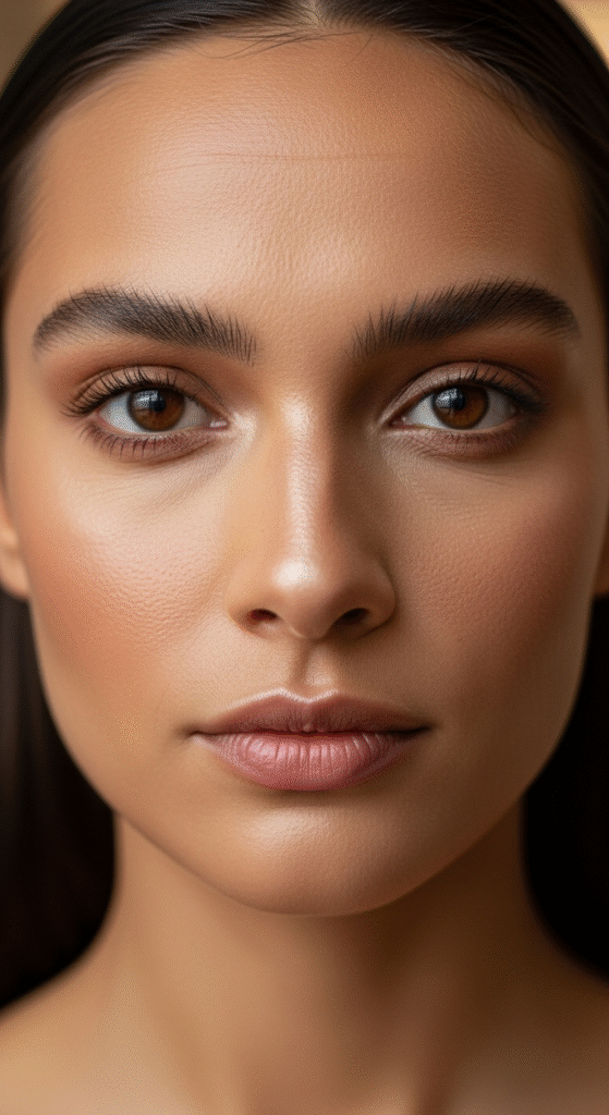 Temple and Hairline Shaping - Contouring Makeup for Round Faces