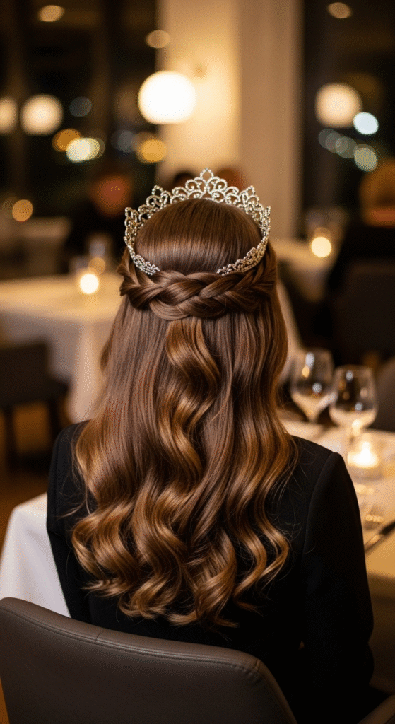 Twisted Crown Curls
