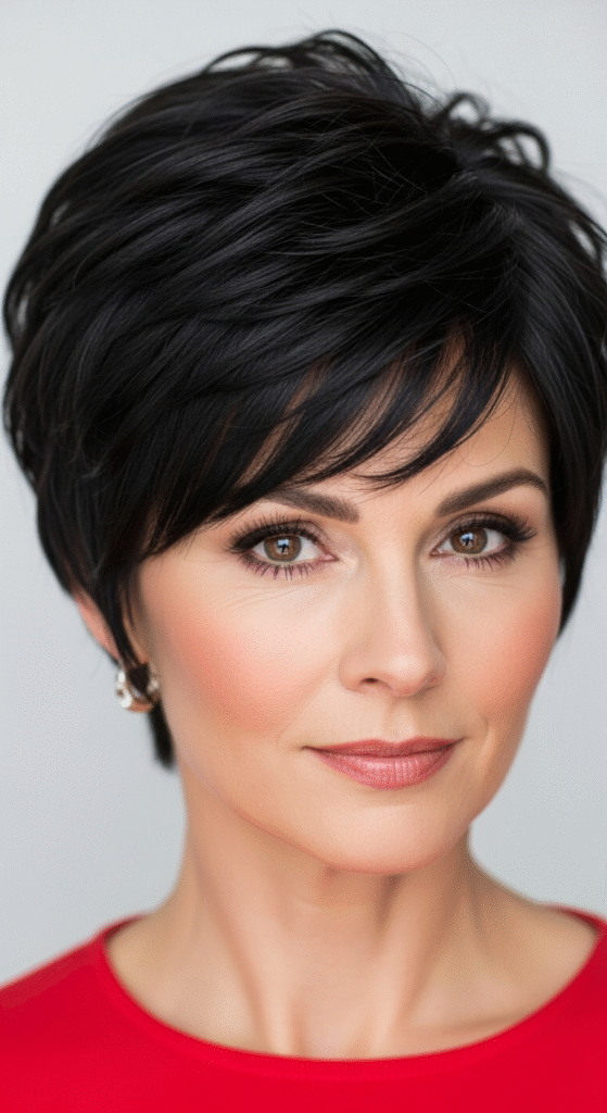 Voluminous Pixie Cut - Pixie Cuts for Women Over 40