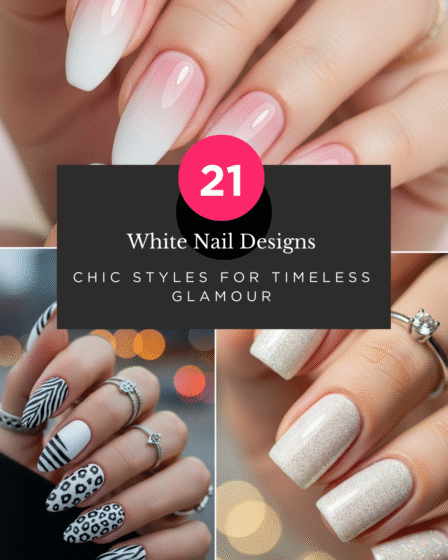 White Nail Designs 21 Chic Styles for Timeless Glamour