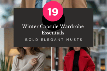 Winter Capsule Wardrobe Essentials 19 Bold Elegant Musts