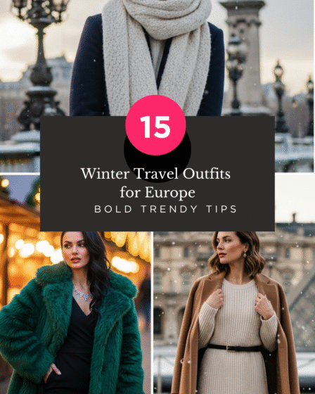 Winter Travel Outfits for Europe 15 Bold Trendy Tips