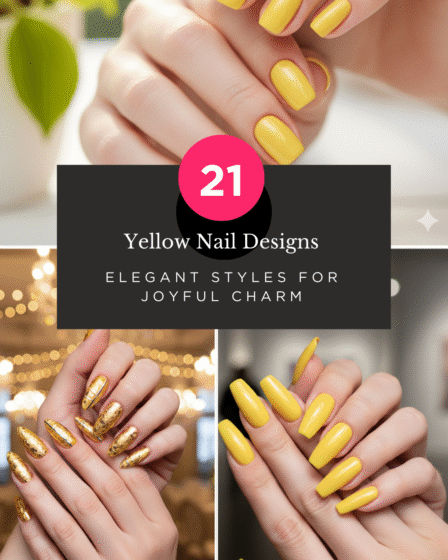 Yellow Nail Designs 21 Elegant Styles for Joyful Charm