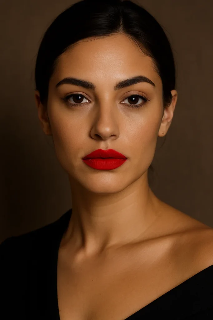 Bold Red Lips