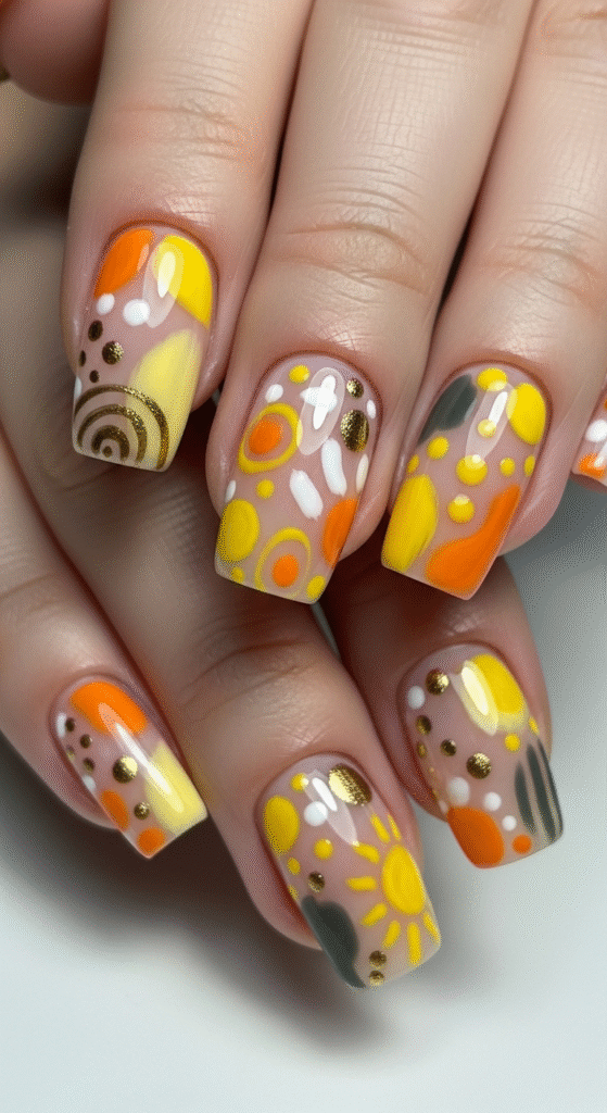Abstract Sunshine Art