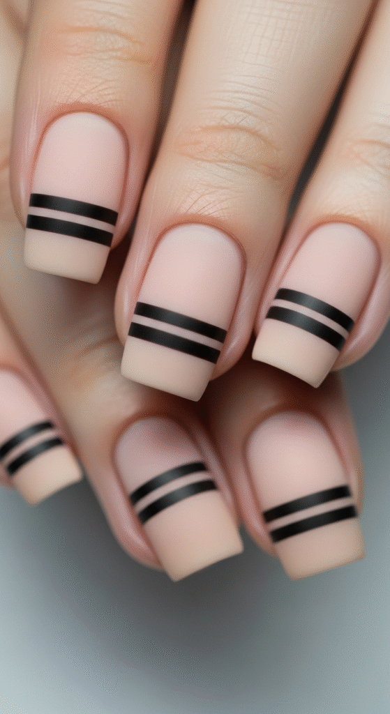 Double-Line Statement Nails