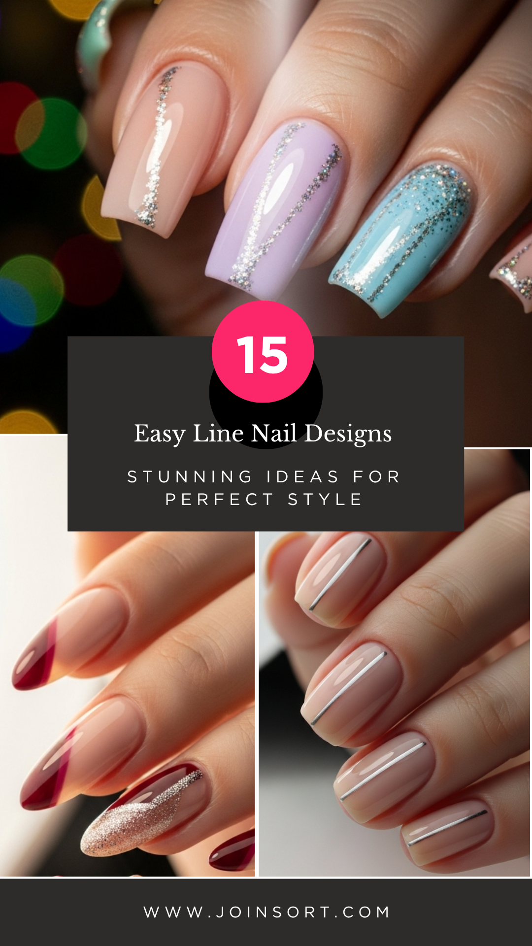 Easy Line Nail Designs: 15 Stunning Ideas for Perfect Style