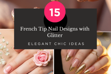 French Tip Nail Designs with Glitter: 15 Elegant Chic Ideas