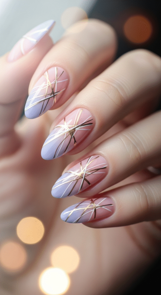 Ombre Base with Fine Lines