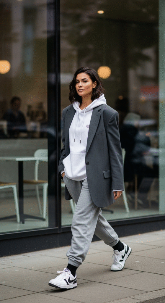 Oversized Blazer with Joggers