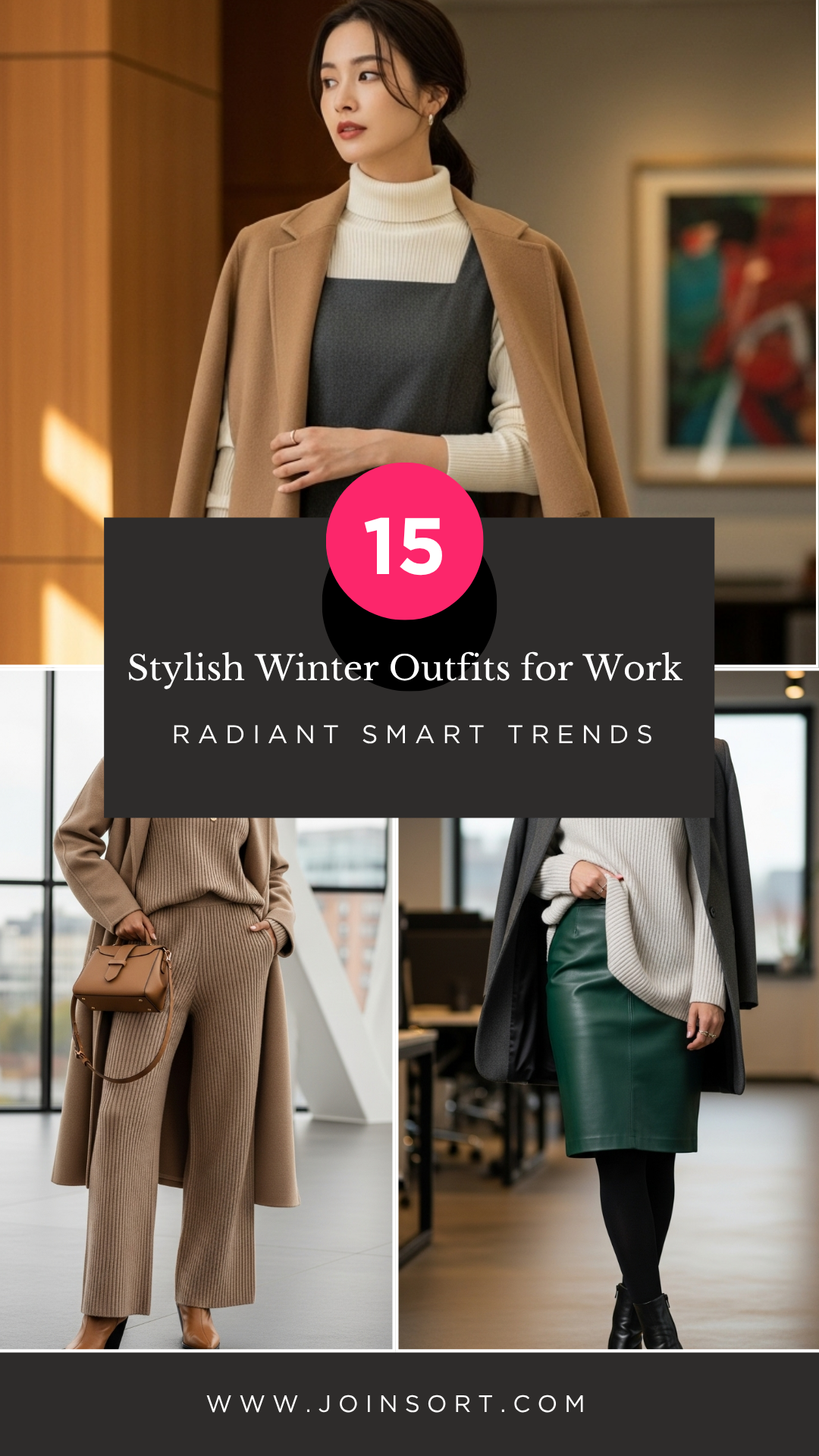 Stylish Winter Outfits for Work: 15 Radiant Smart Trends