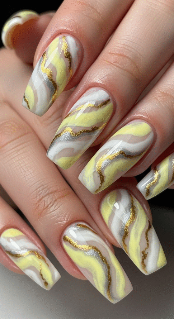 Sunshine Marble Effect