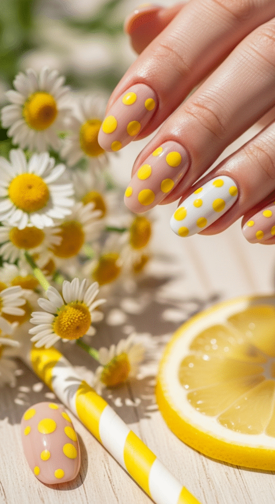 Sunshine Polka Dots