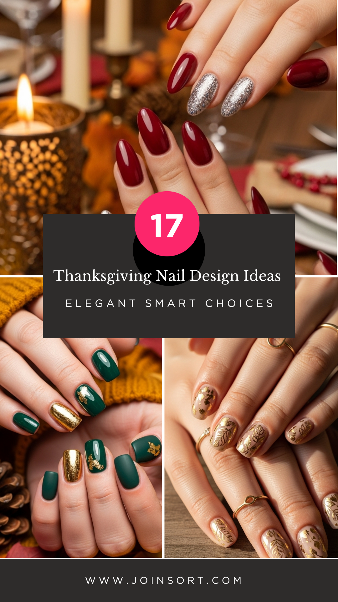 Thanksgiving Nail Design Ideas: 17 Elegant Smart Choices