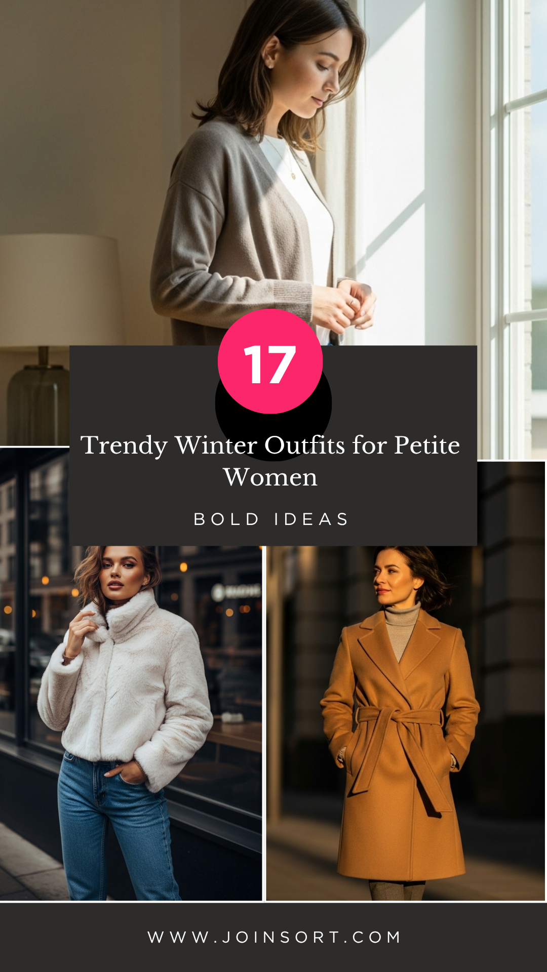 Trendy Winter Outfits for Petite Women: 17 Bold Ideas